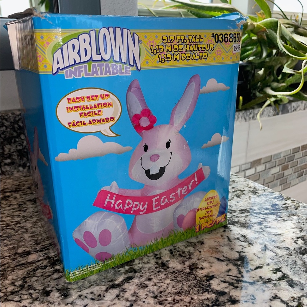 Easter outside blowup decorations